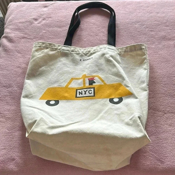 R. nichols NYC taxi tote bag - Picture 1 of 5